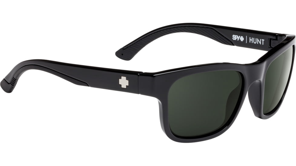 Spy Optic Hunt Sunglasses, Black Frame, Happy Gray Green Lens, 673469038863
