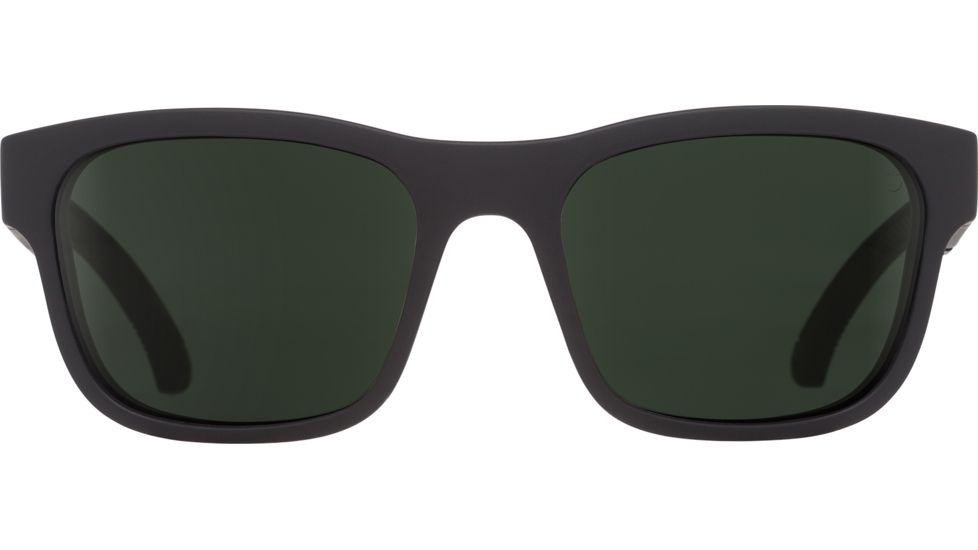 Spy Optic Hunt Sunglasses, Matte Black Frame, Happy Gray Green Lens, 673469374863