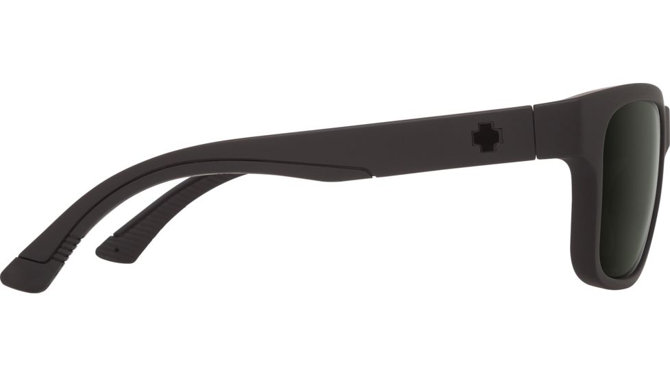 Spy Optic Hunt Sunglasses, Matte Black Frame, Happy Gray Green Lens, 673469374863