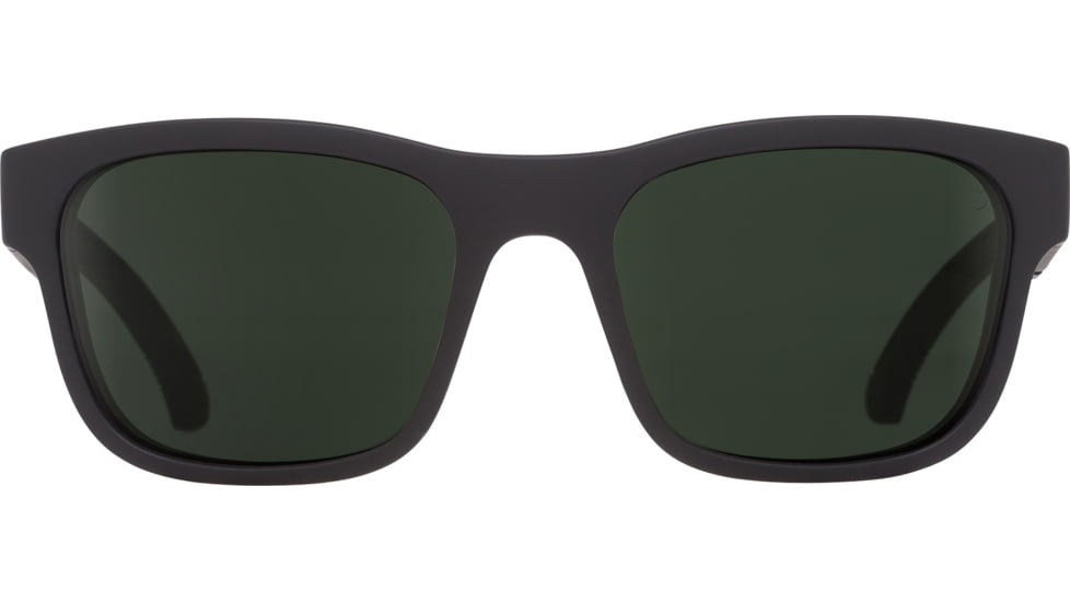 Spy Optic Hunt Sunglasses, Matte Black Frame, Happy Gray Green Polar Lens, Polarized, 673469374864
