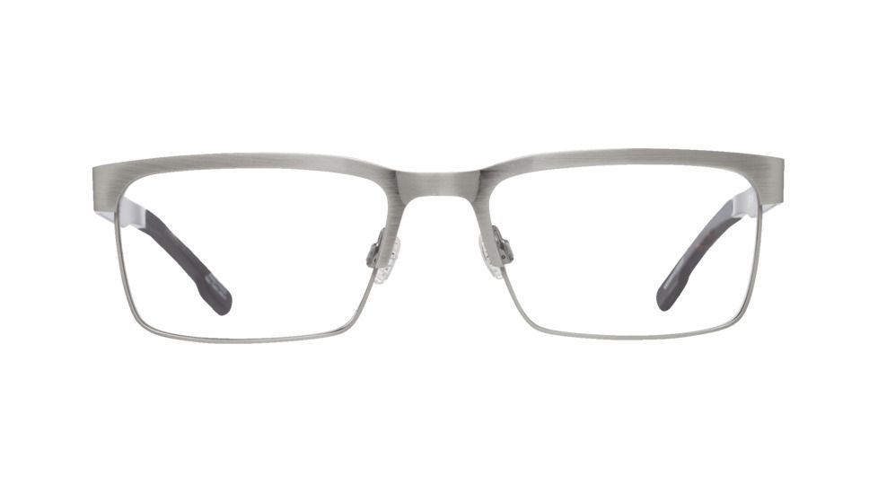 Spy Optic Jonah Single Vision Prescription Eyeglasses, Brushed Gunmetal/Dark Tort Frame, 573353673000SV