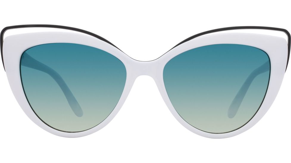 Spy Optic Julep Single Vision Prescription Sunglasses, White Frame, 6700000000006SV