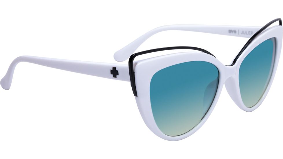 Spy Optic Julep Single Vision Prescription Sunglasses, White Frame, 6700000000006SV