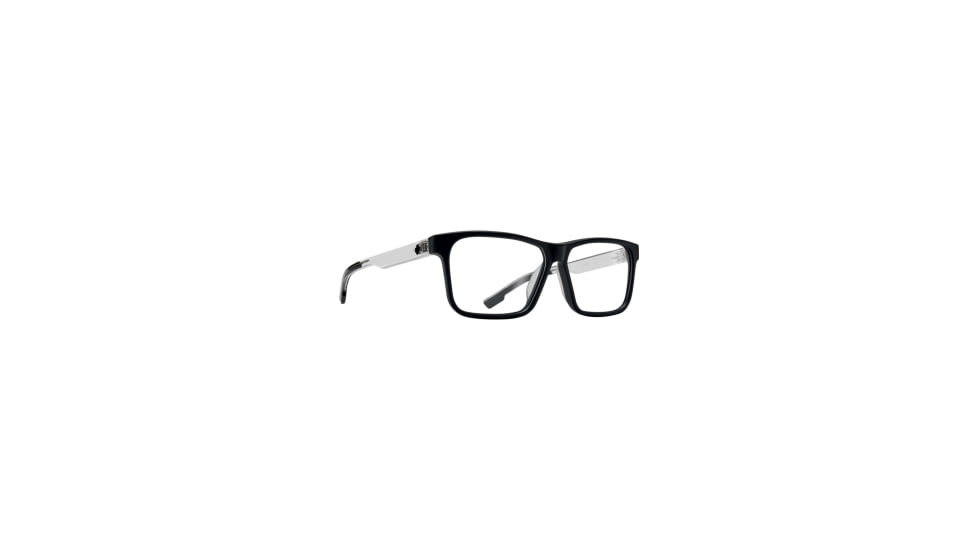 Spy Optic Justice 59 Matte Gloss Crystal Eyeglasses, Black, One Size, 94852