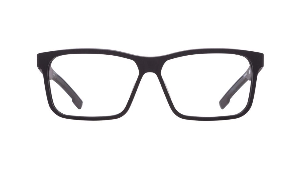 Spy Optic Justice Progressive Prescription Eyeglasses, Matte Black/Matte Black Frame, 573472849000PR