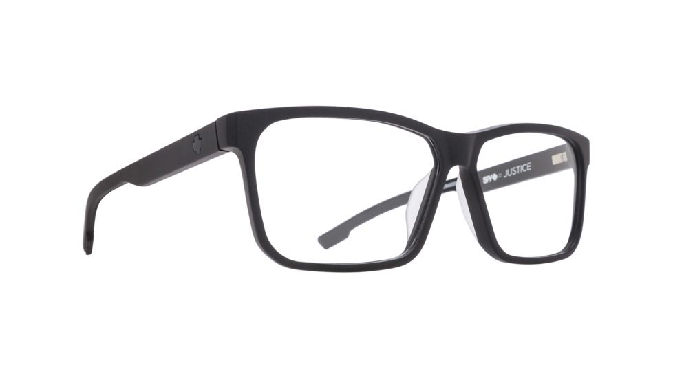 Spy Optic Justice Progressive Prescription Eyeglasses, Matte Black/Matte Black Frame, 573472849000PR