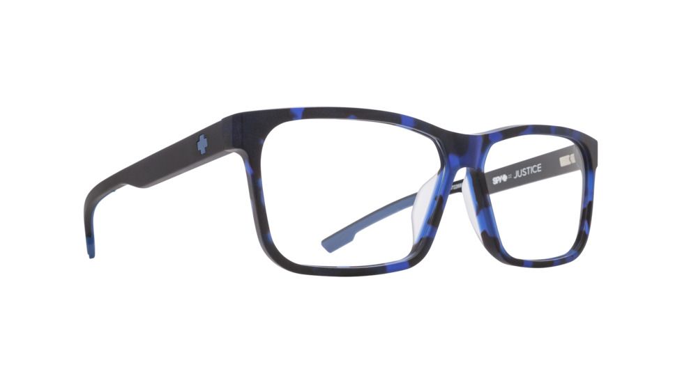 Spy Optic Justice Progressive Prescription Eyeglasses, Matte Navy Tortoise/Matte Black Frame, 573472268000PR