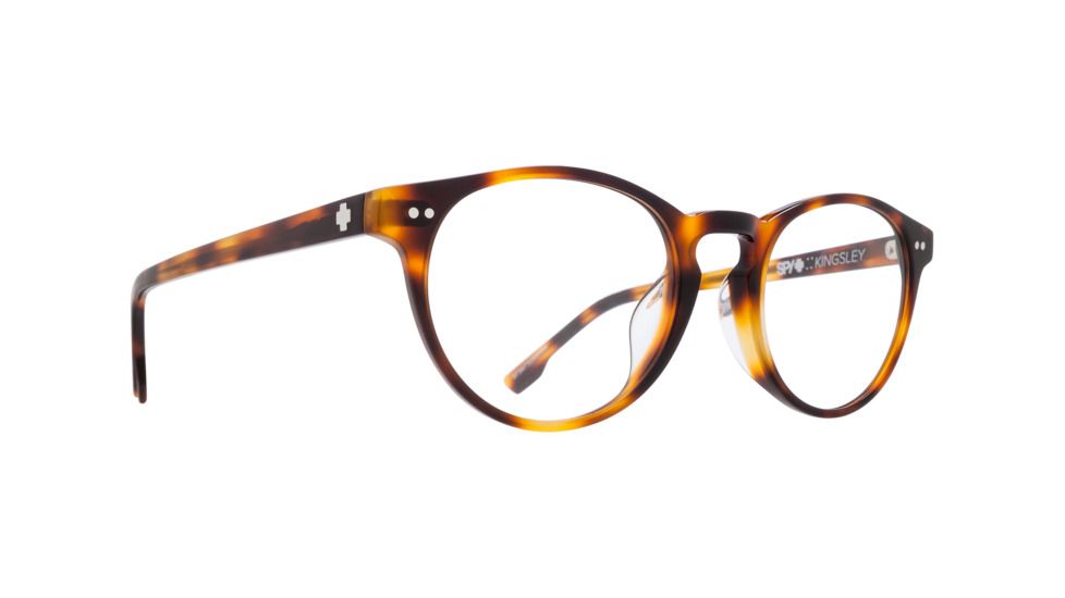 Spy Optic Kingsley Progressive Prescription Eyeglasses, Honey Tortoise Frame, 573473288000PR
