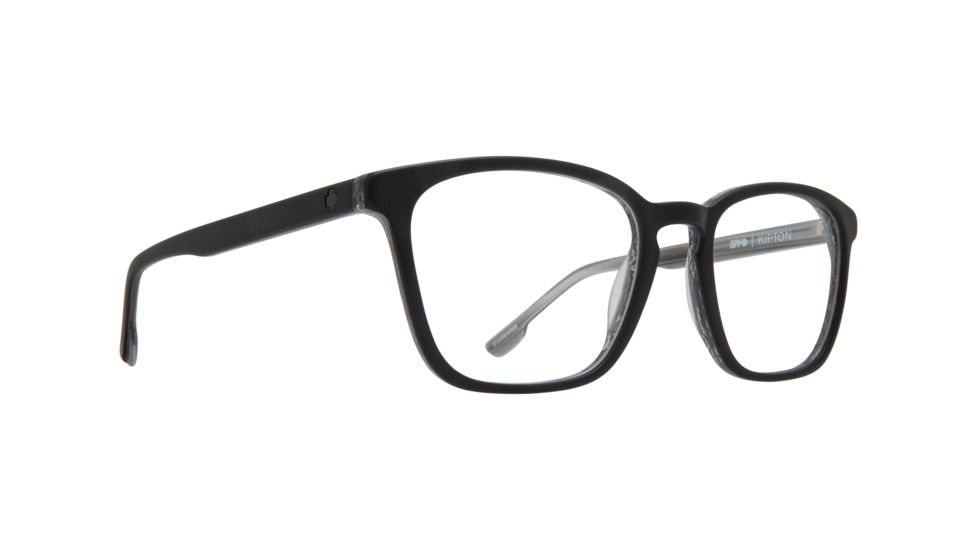 Spy Optic Kipton Eyeglass Frames, Matte Black Horn Frame, 573509049000