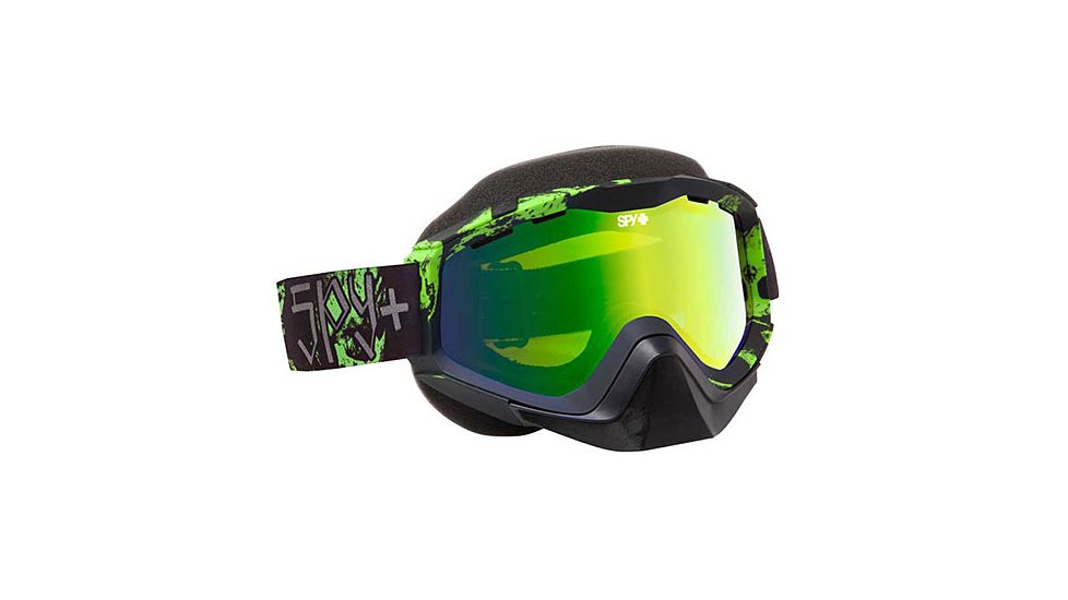 Spy Optic Klutch Snow X Goggles - Green Reaper Frame and Yellow W/Green Spectra Lens 313032117816