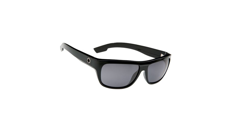 Spy Optic Lenox Sunglasses - Shiny Black frame, Gray lenses 670415062129 670415062135
