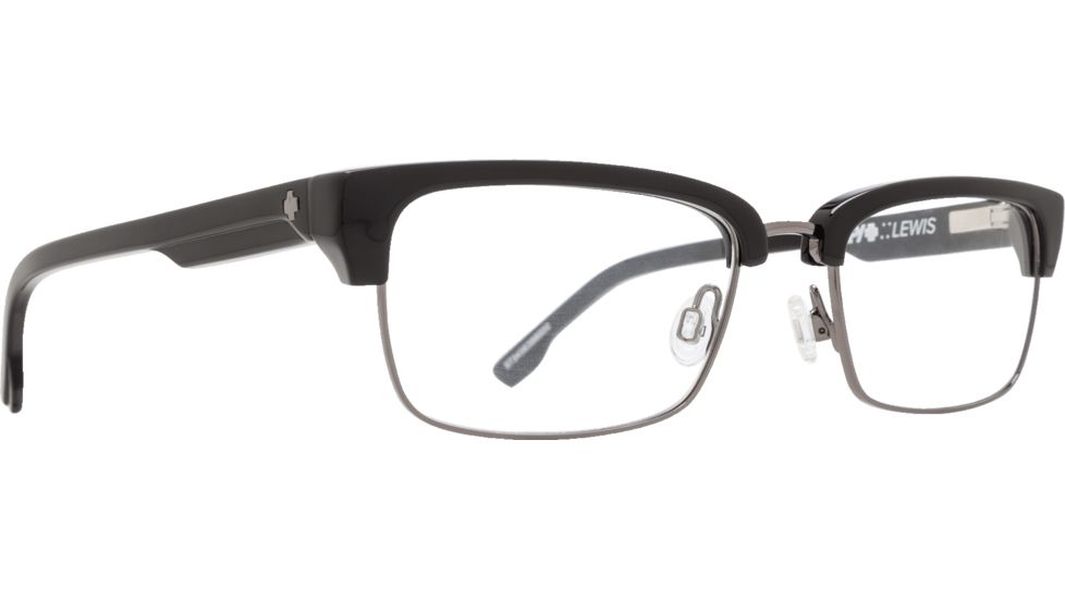Spy Optic Lewis Bifocal Prescription Eyeglasses, Black/Gunmetal Frame, 573456388000BI