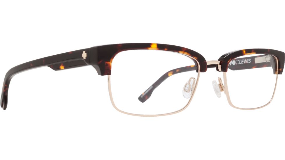 Spy Optic Lewis Bifocal Prescription Eyeglasses, Dark Tort/Gold Frame, 573456664000BI