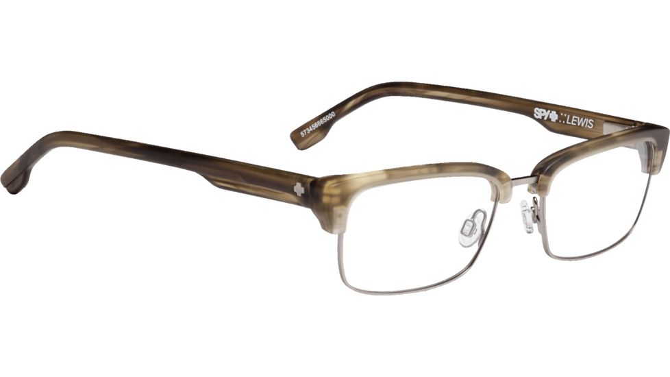 Spy Optic Lewis Bifocal Prescription Eyeglasses, Matte Green Smoke/Matte Gunmetal Frame, 573456665000BI