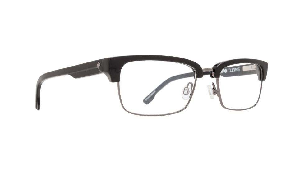 Spy Optic Lewis Bifocal Prescription Eyeglasses, Black/Gunmetal Frame, 573456388000BI