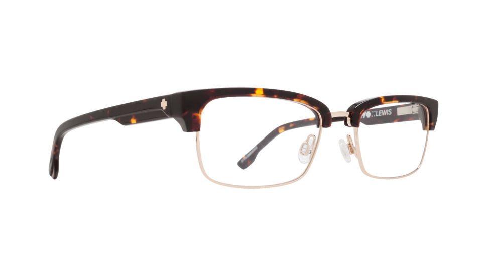 Spy Optic Lewis Bifocal Prescription Eyeglasses, Dark Tort/Gold Frame, 573456664000BI