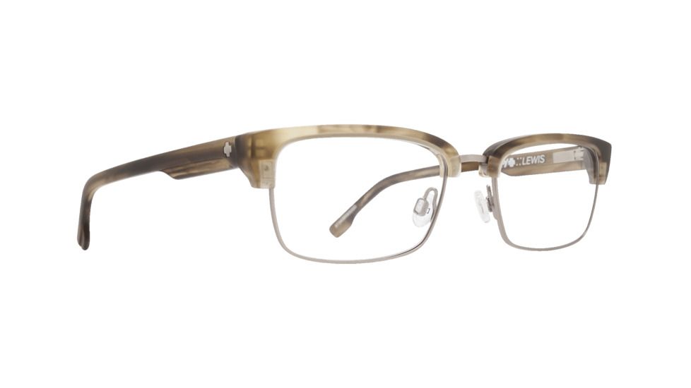 Spy Optic Lewis Bifocal Prescription Eyeglasses, Matte Green Smoke/Matte Gunmetal Frame, 573456665000BI