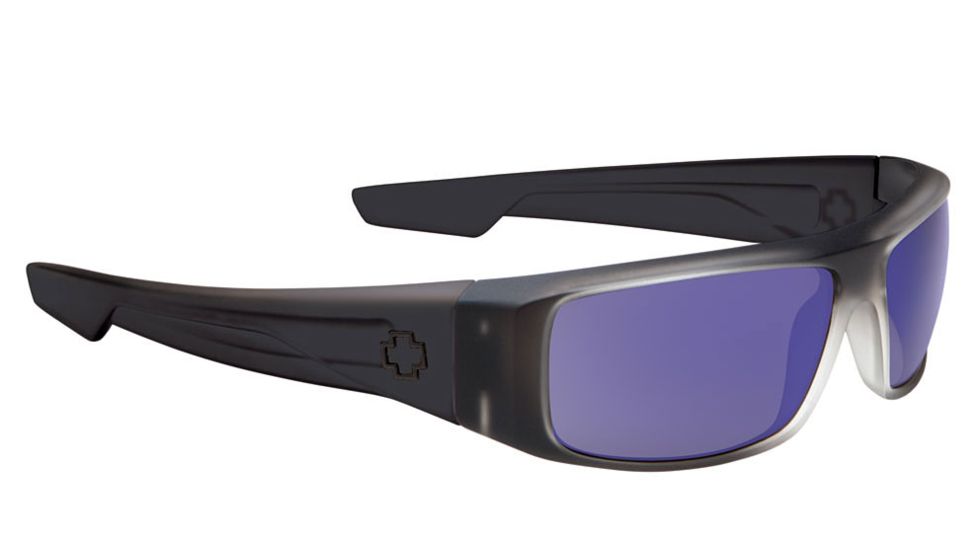 Spy Optic Logan Sunglasses w/ Black Ice Frame &amp; Purple Spectra Lens
