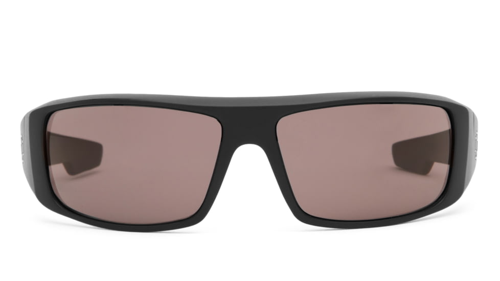 Spy Optic Logan Single Vision Prescription Sunglasses, Matte Black Frame, Gray Lens-670939374129SV