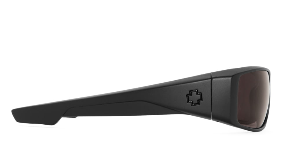 Spy Optic Logan Single Vision Prescription Sunglasses, Matte Black Frame, Gray Lens-670939374129SV