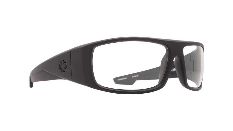 Spy Optic Logan Single Vision Prescription Sunglasses, Matte Black ANSI Frame, 670939243094SV