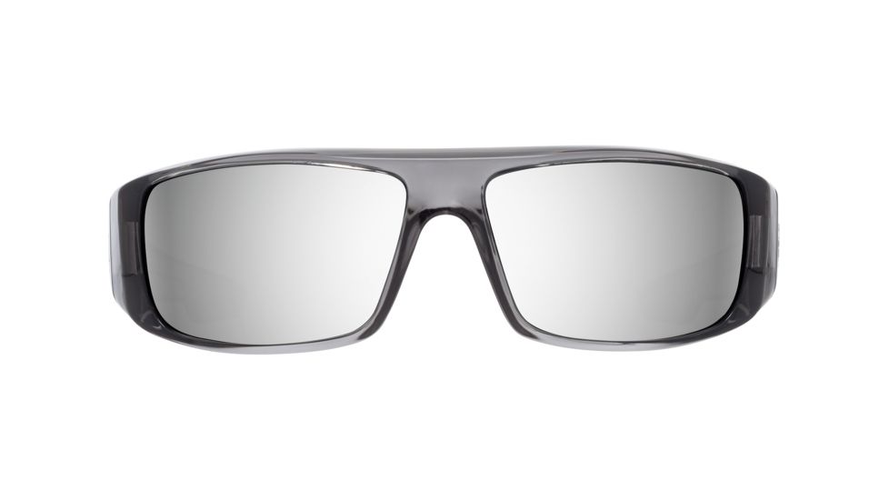 Spy Optic Logan Single Vision Prescription Sunglasses, Clear Smoke Frame, 670939204352SV