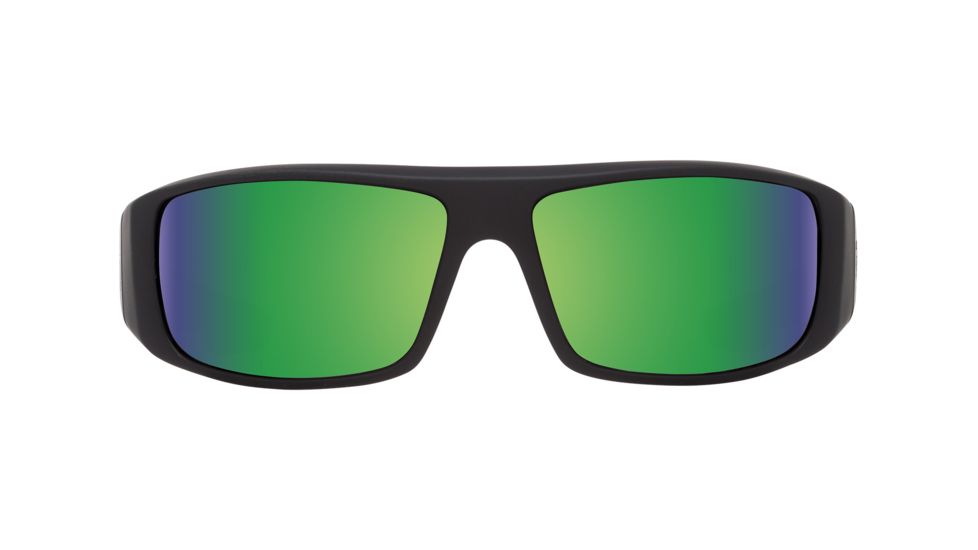 Spy Optic Logan Single Vision Prescription Sunglasses, Matte Black Frame, 670939374861SV