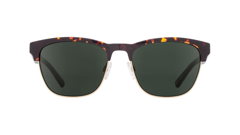 Spy Optic Loma Sunglasses, Dark Tortoise/Matte Gold Frame, Happy Gray/Green Lens, 873498759863