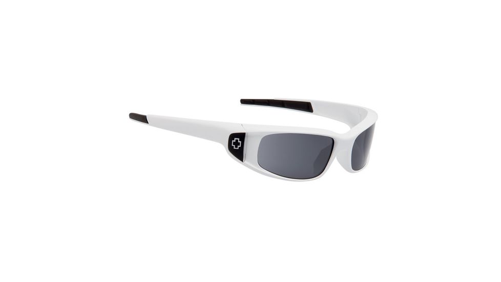 Spy Optics Mach-2 Sunglasses - White Frame, Gray lenses 671011638129