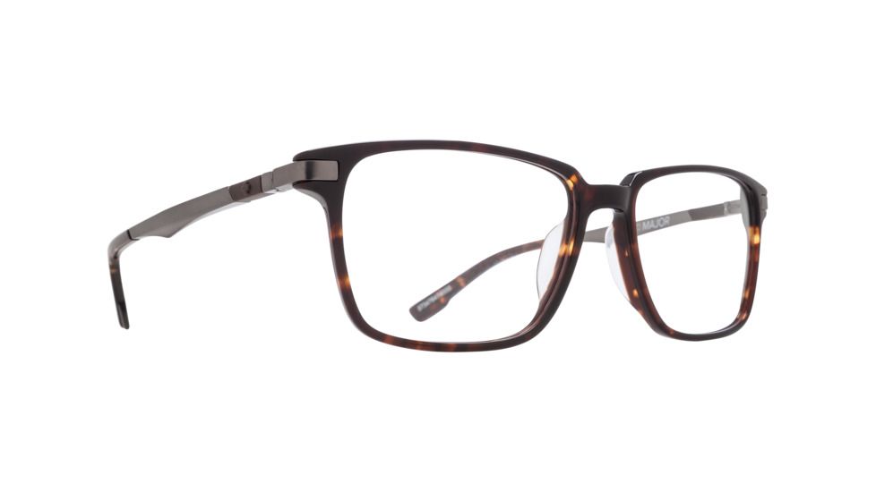 Spy Optic Major Progressive Prescription Eyeglasses, Dark Tortoise/Matte Gunmetal Frame, 573476474000PR