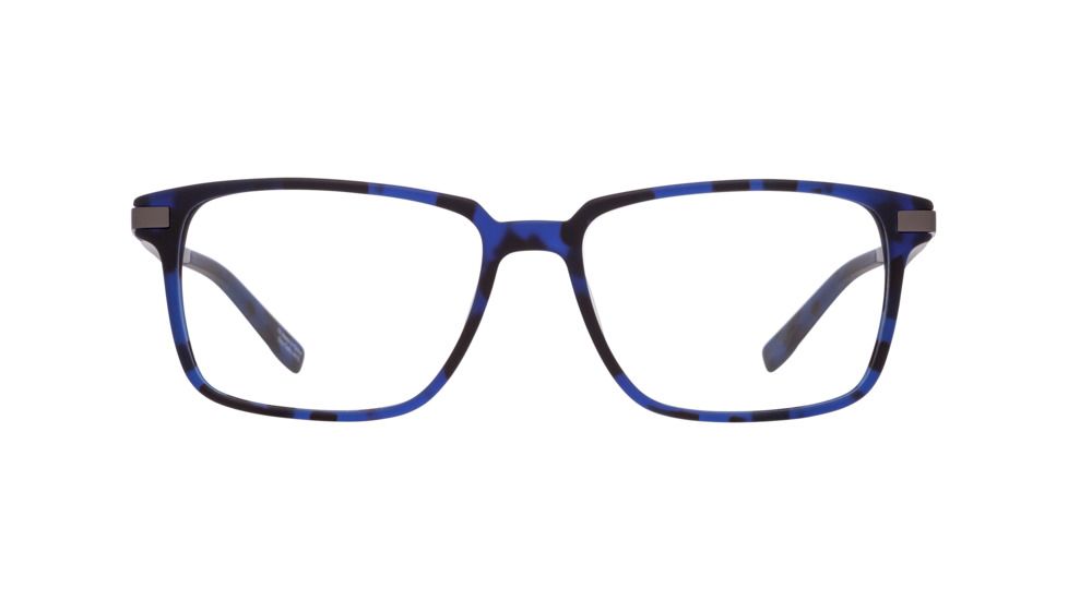 Spy Optic Major Bifocal Prescription Eyeglasses, Matte Navy Tortoise/Matte Gunmetal Frame, 573476568000BI