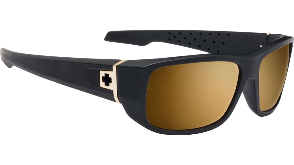 Spy Optic MC3 Progressive Prescription Sunglasses, 25 Anniv Matte Black Gold Frame, 6700000000028PR