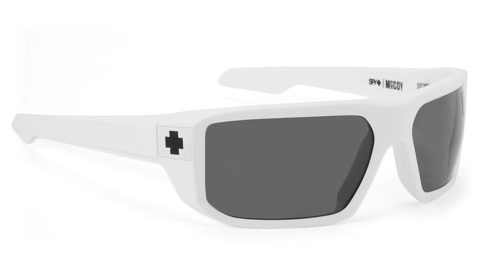 Spy Optic Mccoy Single Vision Prescription Sunglasses - Matte White Frame 573012396000RX