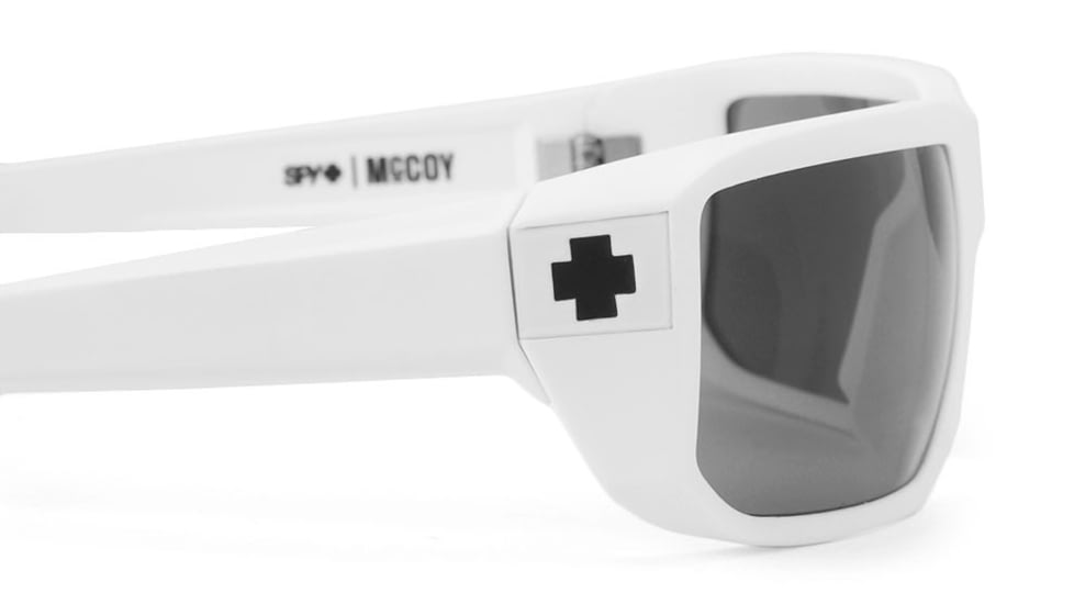 Spy Optic Mccoy Single Vision Prescription Sunglasses - Matte White Frame 573012396000RX
