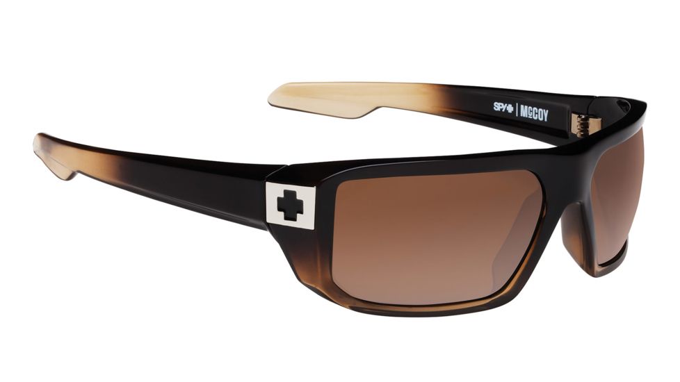 Spy Optic Mccoy Progressive Prescription Sunglasses, Bronze Fade Frame, 673012130865PR