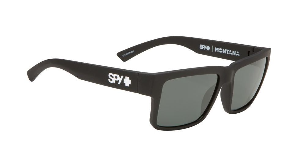 Spy Optic Montana Bifocal Prescription Sunglasses, Soft Matte Gray Frame, Polarized, 183407866486BI