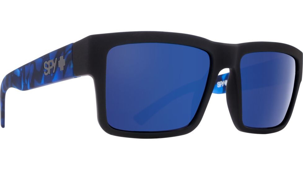 Spy Optic Montana Bifocal Prescription Sunglasses, AF Soft Matte Black/Navy Tortoise Frame, 183528973503BI