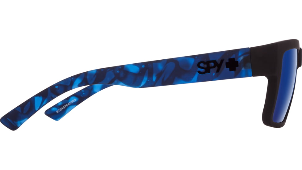 Spy Optic Montana Bifocal Prescription Sunglasses, Soft Matte Black/Navy Tort Frame, 673407845503BI