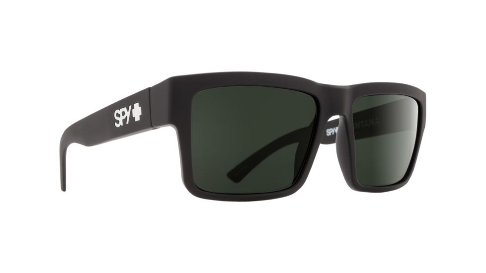 Spy Optic Montana Bifocal Prescription Sunglasses, Soft Matte Black Frame, 673407973863BI