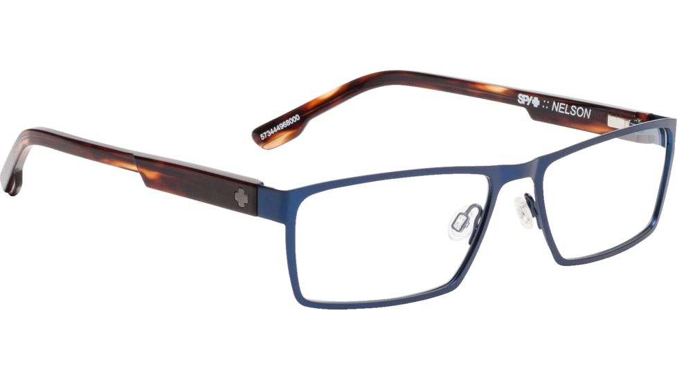 Spy Optic Nelson Progressive Prescription Eyeglasses, Matte Navy/Dark Tort Frame, 573444968000PR