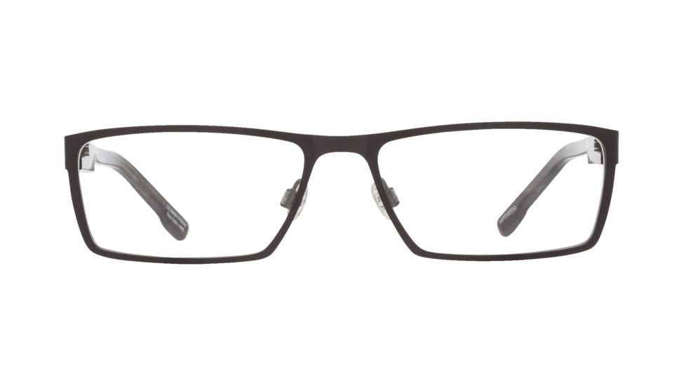 Spy Optic Nelson Progressive Prescription Eyeglasses, Matte Black/Gray Smoke Frame, 573444626000PR
