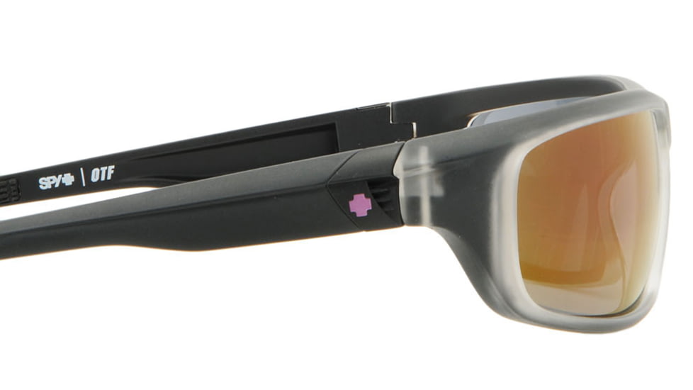 Spy Optic OTF Sunglasses w/ Black Ice Frame &amp; Grey Purple Spectra Lens