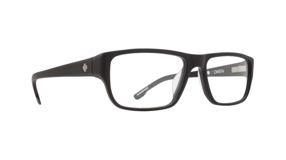 Spy Optic Owen Progressive Prescription Eyeglasses, Matte Black Frame, 573349374000PR