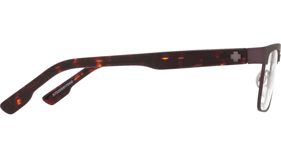 Spy Optic Paxton Progressive Prescription Eyeglasses, Matte Amethyst/Dark Tort Frame, 573356817000PR