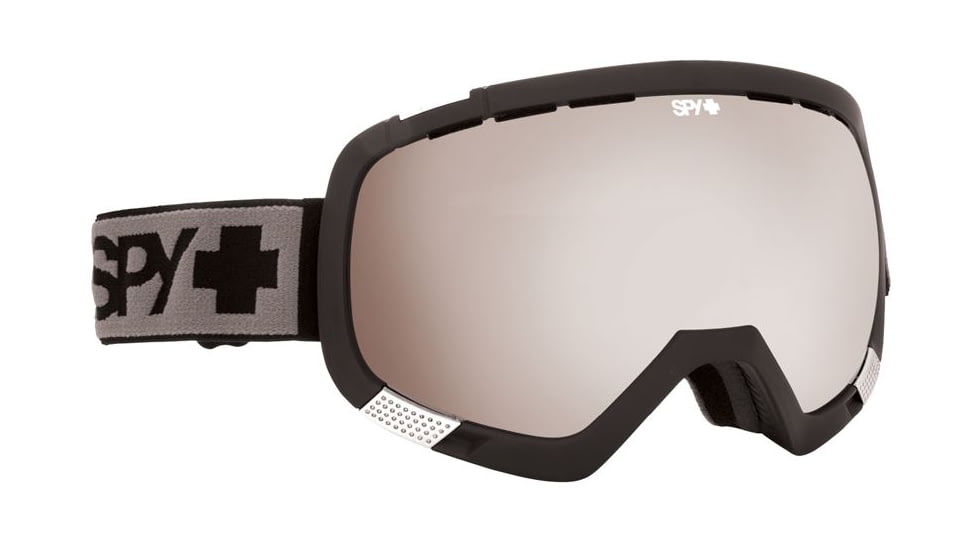 Spy Optic Platoon Ski Goggles - Black Frame, Bronze W/ Silver Mirror &amp; Persimmon Contact Lens, 312012374846