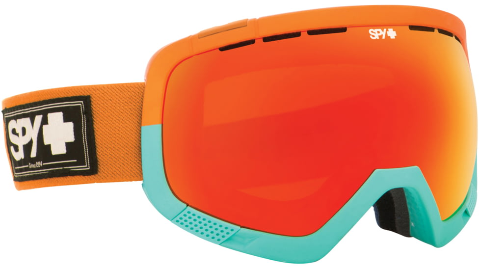 Spy Optic Platoon Snow Goggles - Sunset Beach Frame and Bronze W/ Red Spectra +Yellow Lens 312012931991