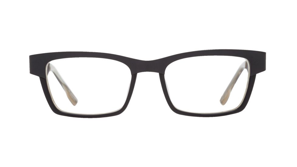 Spy Optic Brando Eyeglasses - Black Horn Frame &amp; Clear Lens SRX00098