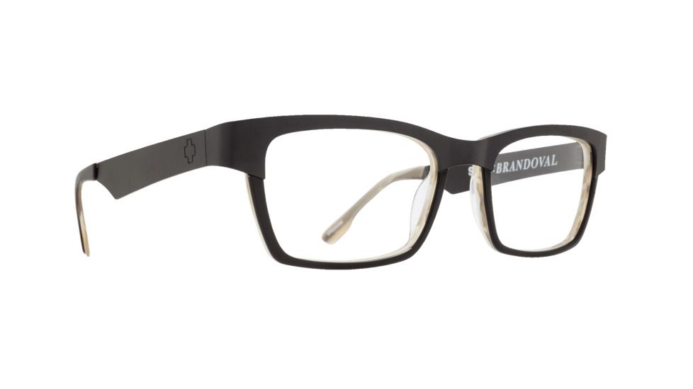 Spy Optic Brando Eyeglasses - Black Horn Frame &amp; Clear Lens SRX00098