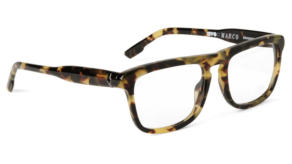 Spy Optic Progressive Prescription Eyeglasses - Marco 53 - Army Tortoise Frame SRX00087PROG