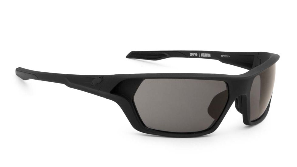 Spy Optic Quanta Bifocal Prescription Sunglasses, Matte Black Frame, Grey Lens-673014374129BI